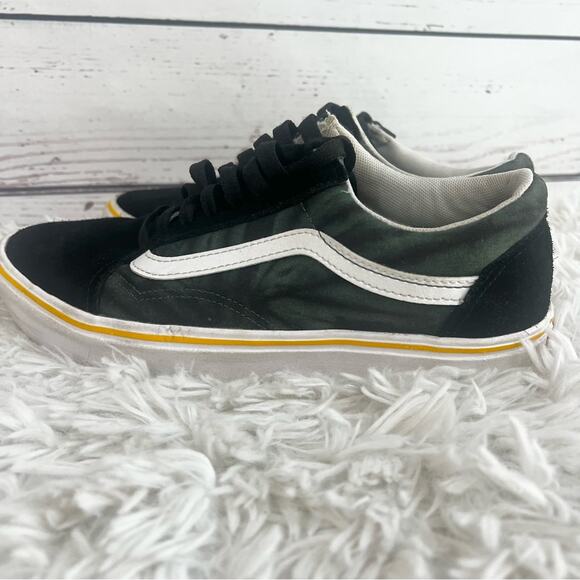 Vans Old Skool Black Green Tie-Dye Sneakers Unisex Men's 7.5 - Women's 9 - Picture 5 of 12